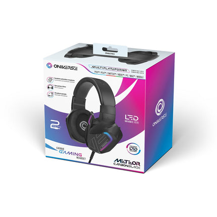 Casque gamer ONIVERSE Meteor Carbon Black