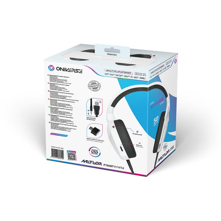 Casque gamer ONIVERSE Meteor Frost White