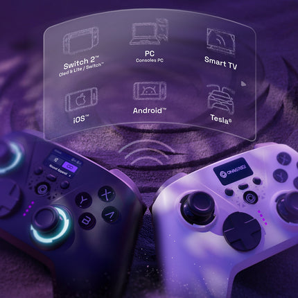 Manette ONIVERSE Aura avec Écran Sans fil Noire