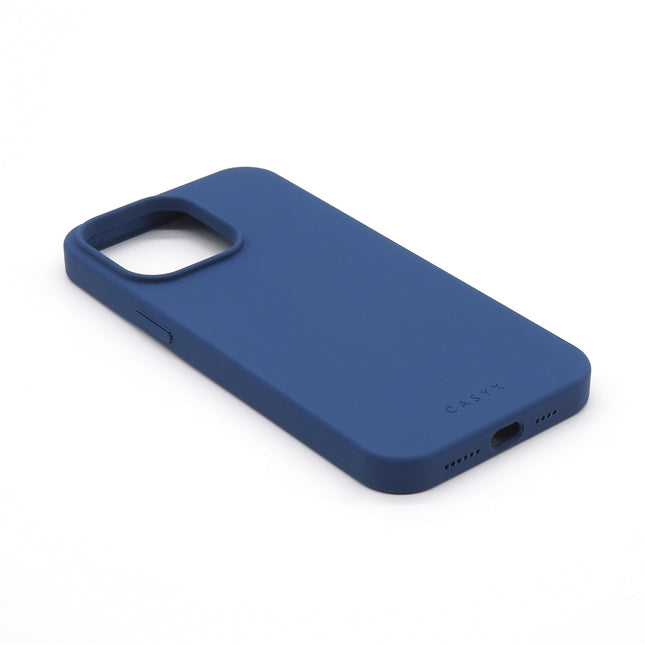 Coque CASYX iPhone 14 Plus silicone Bleu Fonce M