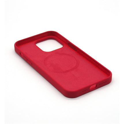 Coque CASYX iPhone 14 Plus silicone Rouge MagSaf