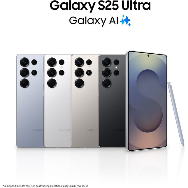 Smartphone SAMSUNG Galaxy S25 Ultra Argent Titane 512Go