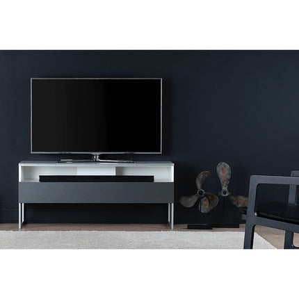 Meuble TV MELICONI Alicante 120 cm blanc