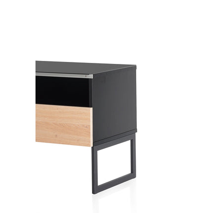 Meuble TV MELICONI Murcie 120 cm noir