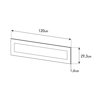 Meuble TV MELICONI Marbella 120 cm blanc