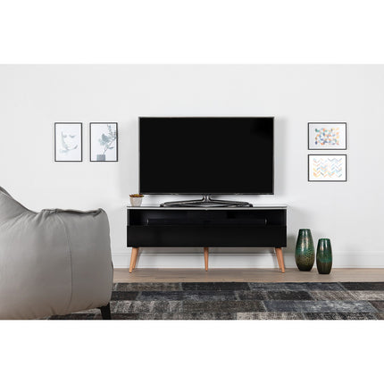 Meuble TV MELICONI Tarragone 120 cm noir