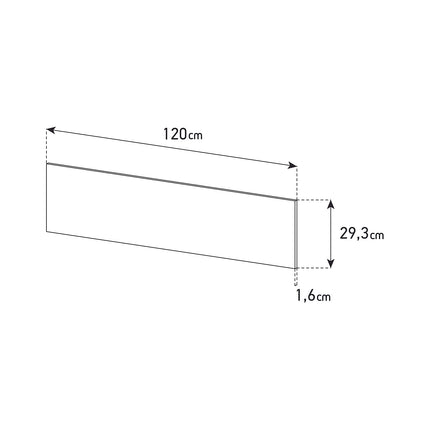 Meuble TV MELICONI Roses 120 cm bois
