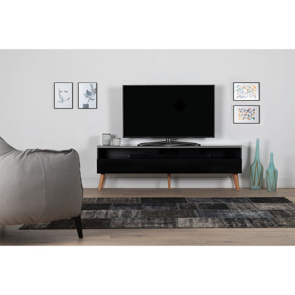 Meuble TV MELICONI Tarragone 160 cm noir