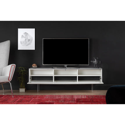 Meuble TV MELICONI Lorca 160 cm blanc