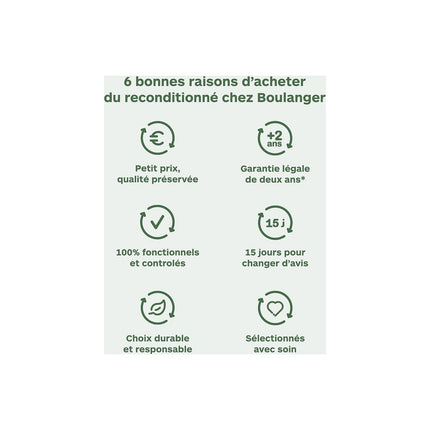 Smartphone APPLE iPhone 12 Blanc 64Go Excellent État avec Batterie Neuve - Reconditionné