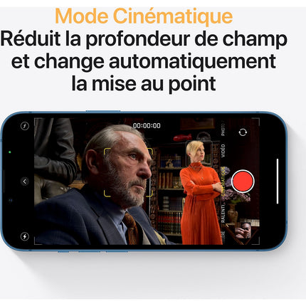 Smartphone APPLE iPhone 13 Bleu 256Go Batterie Neuve Reconditionné