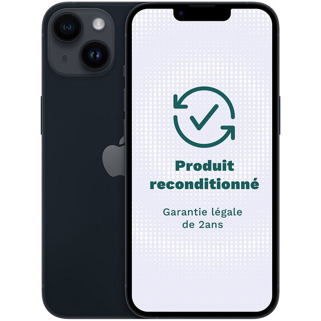 Smartphone APPLE iPhone 14 Minuit 128Go Batterie Neuve