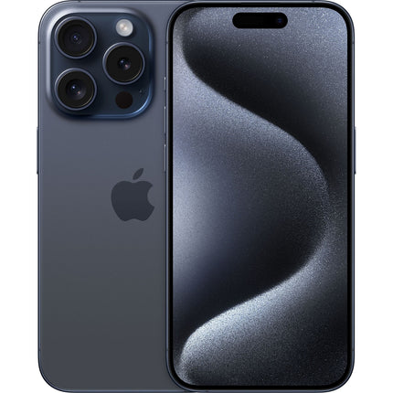 Smartphone APPLE iPhone 15 Pro Titane Bleu 128Go Excellent État avec Batterie Neuve - Reconditionné