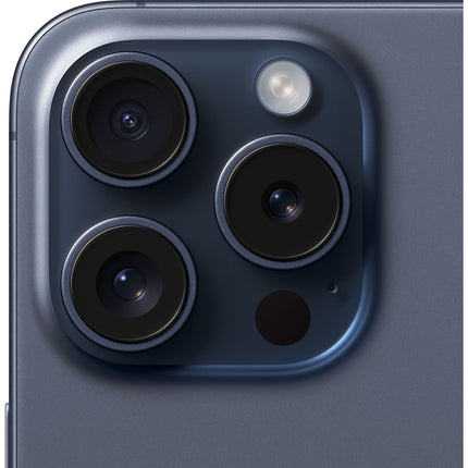 Smartphone APPLE iPhone 15 Pro Titane Bleu 128Go Excellent État avec Batterie Neuve - Reconditionné