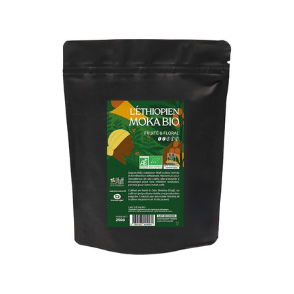 Café en grain PFAFF 250G L'Ethiopien Moka Bio - Intensité 2