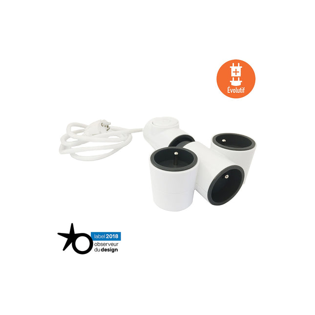 Multiprise WATT AND CO Starter Pack Rallonge 1.20m + triplite