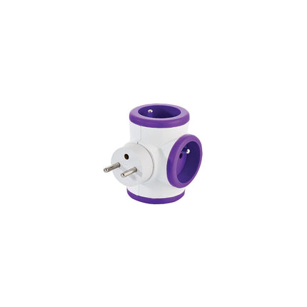 Multiprise WATT AND CO rotative 3x16A Violet