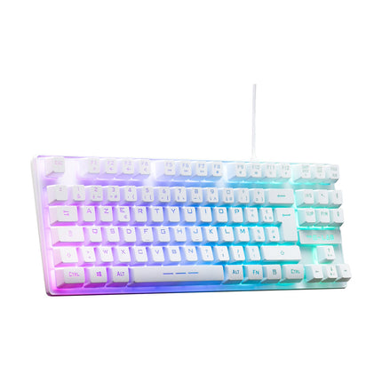 Clavier gamer THE G-LAB KEYZ CAESIUMT FR BLANC