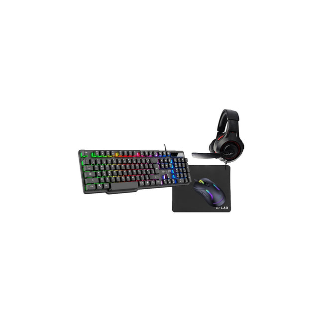 Pack clavier et souris gamer THE G-LAB COMBO SULFUR FR