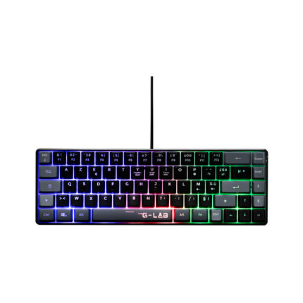 Clavier gamer THE G-LAB KEYZ HYDRO FR NOIR/GRIS