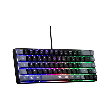 Clavier gamer THE G-LAB KEYZ HYDRO FR NOIR/GRIS