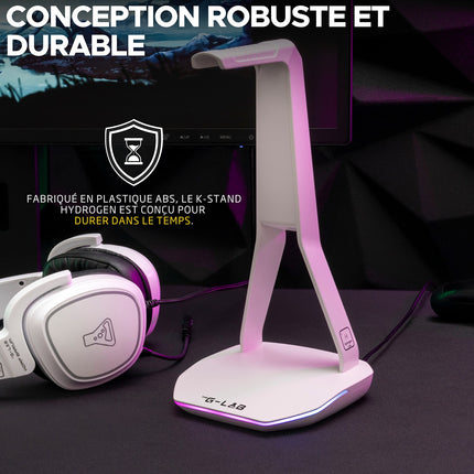 Support casque gamer THE G-LAB K STAND HYDROGEN W