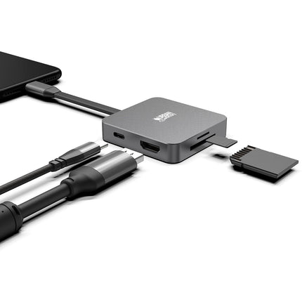 Hub USB C URBAN FACTORY USB-C / Multiports 5 en 1 / 100W