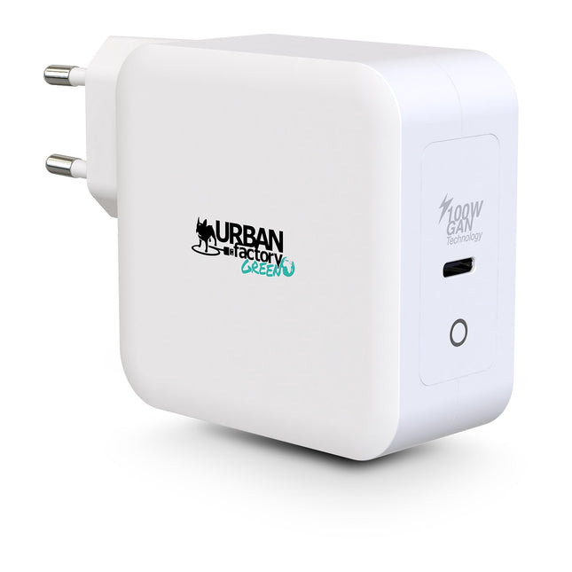Chargeur ordinateur portable URBAN FACTORY 100W USB-C + Cable USB-C 2M