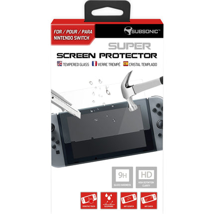 Protection écran SUBSONIC Ecran de protection verre trempé Switch