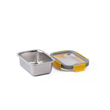 Boîte alimentaire PIKA Inox Metal Shock rectangle 800ml
