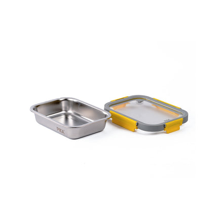 Boîte alimentaire PIKA Inox Metal Shock rectangle 800ml