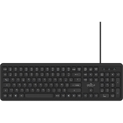 Clavier filaire GREEN_E Filaire eco USB-A Noir