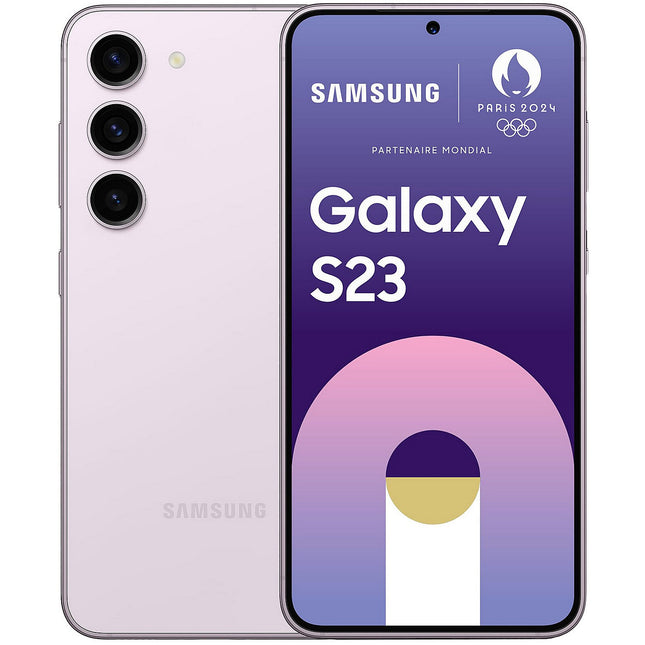 Smartphone SAMSUNG Galaxy S23 Violet 128Go Excellent État avec Batterie Neuve - Reconditionné