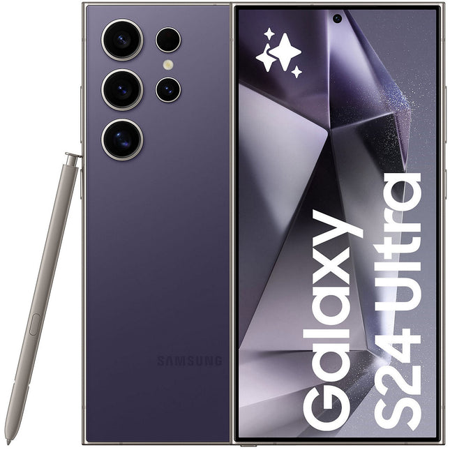 Smartphone SAMSUNG Galaxy S24 Ultra Violet 256Go Excellent État avec Batterie Neuve - Reconditionné
