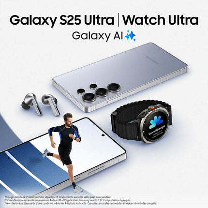 Smartphone SAMSUNG Galaxy S25 Ultra Noir Titane 256Go Reconditionné