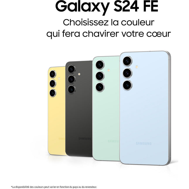 Smartphone SAMSUNG Galaxy S24 FE Gris 128Go Batterie Neuve Reconditionné