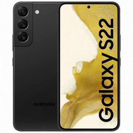 Smartphone SAMSUNG Galaxy S22 Noir 256Go Excellent État avec Batterie Neuve - Reconditionné