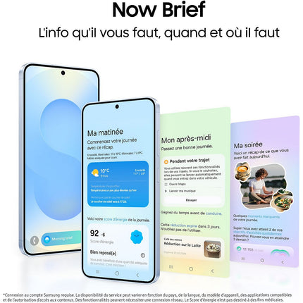 Smartphone SAMSUNG Galaxy S25 Bleu 128Go Batterie Neuve Reconditionné