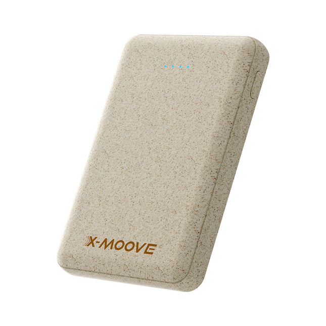 PowerBank XMOOVE avec coque en fibre de blé - 5000mAh