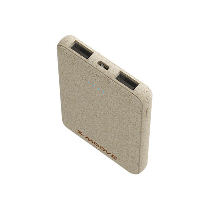 PowerBank XMOOVE avec coque en fibre de blé - 5000mAh