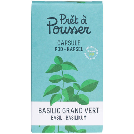 Recharge jardin d'intérieur PRET A POUSSER BASILIC GRAND VERT