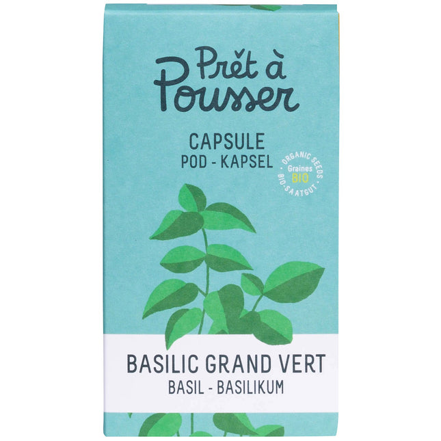 Recharge jardin d'intérieur PRET A POUSSER BASILIC GRAND VERT