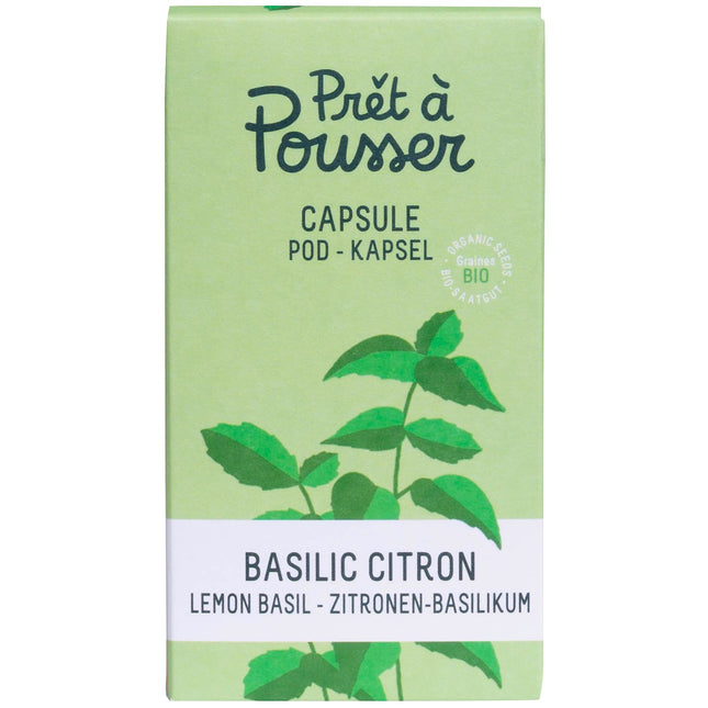 Recharge jardin d'intérieur PRET A POUSSER BASILIC CITRON