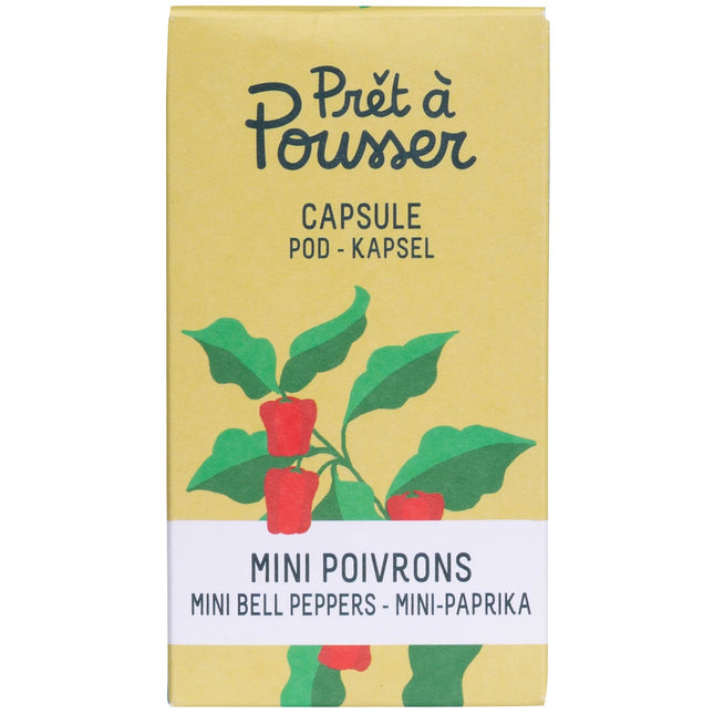 Recharge jardin d'intérieur PRET A POUSSER MINI-POIVRONS