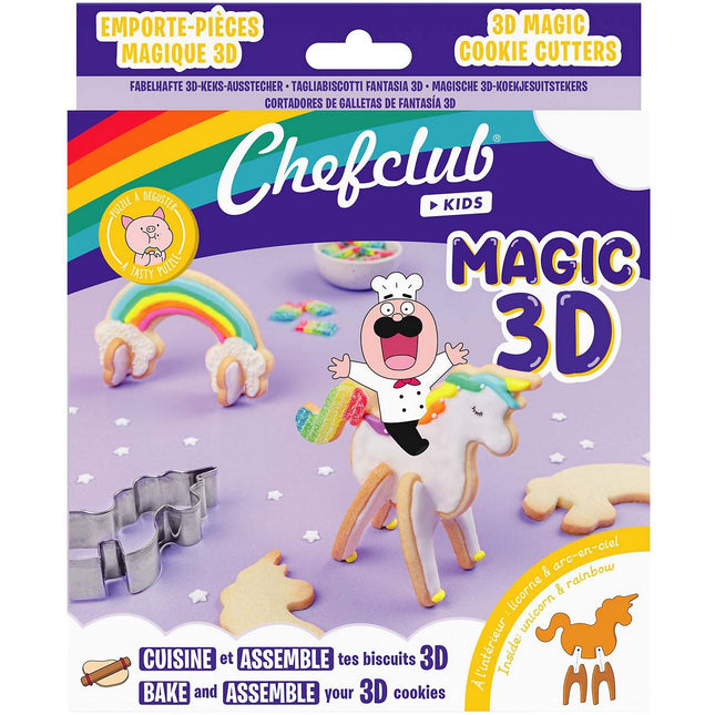 Moule à biscuits CHEFCLUB Les biscuits licorne 3D