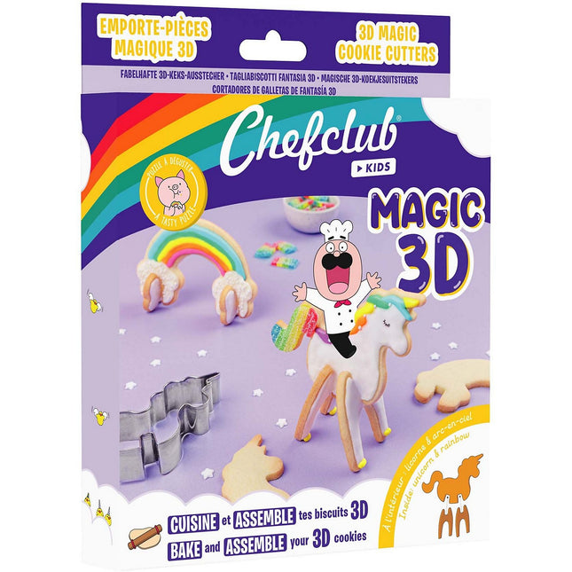 Moule à biscuits CHEFCLUB Les biscuits licorne 3D