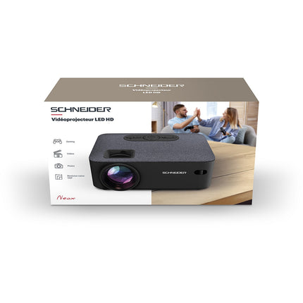 Mini vidéoprojecteur SCHNEIDER VP200 HD Gris Noir