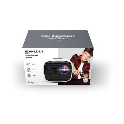 Mini vidéoprojecteur SCHNEIDER VP115 Blanc