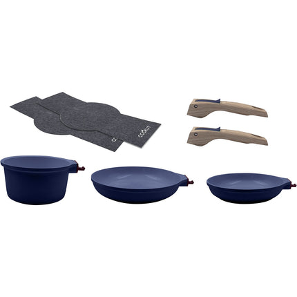Batterie de cuisine COOKUT L'incroyable 7pcs Amovible Fougere