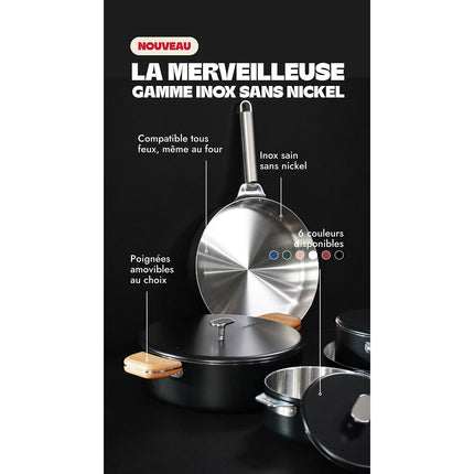 Casserole COOKUT LA MERVEILLEUSE INOX 16CM